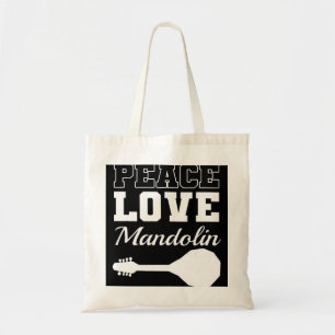 Mandolin Lover Peace Love Mandolin Maestro 1 Tote Bag