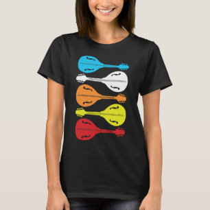 Mandolin Lover Retro Mandolin Player Vintage Lute T-Shirt
