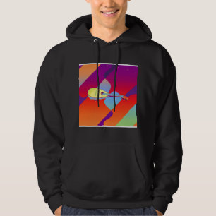 Mandolin Lover Retro Vintage Aesthetic Mandolin Hoodie