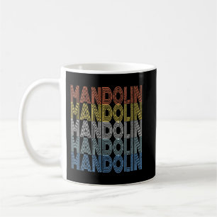 Mandolin Lover Shirt Retro Vintage Music Gift Mand Coffee Mug