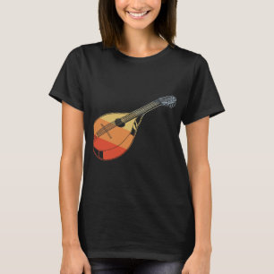 Mandolin Lover Vintage Mandolin Player Lute Countr T-Shirt
