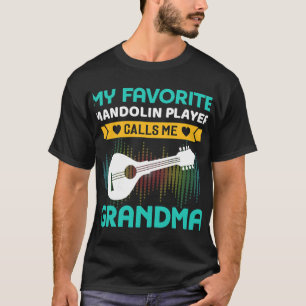 Mandolin Lover Womens My Favourite Mandolin Player T-Shirt