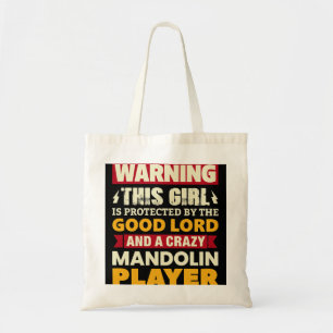 Mandolin Lover Xmas Dabbing Santas Favourite Mando Tote Bag