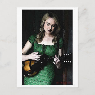 Mandolin Maiden Postcard