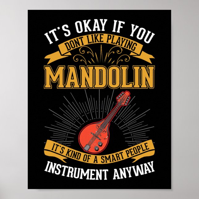 Mandolin Mandolinist 1 Poster (Front)