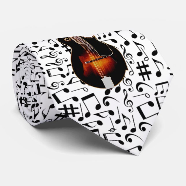 MANDOLIN--MOST POPULAR BACKGROUND TIE (Rolled)