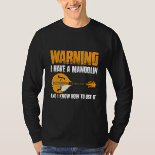 Mandolin Musical Instrument Musician Orchestra Str T-Shirt