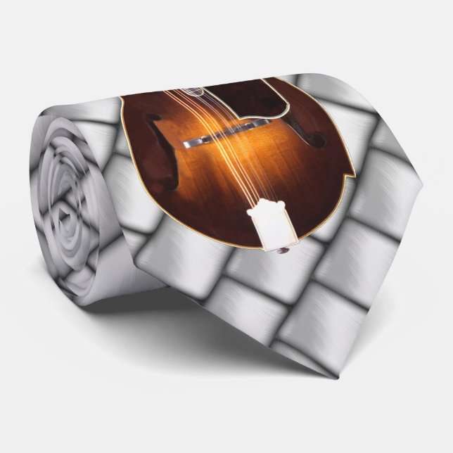 MANDOLIN --ON GRAY TIE (Rolled)