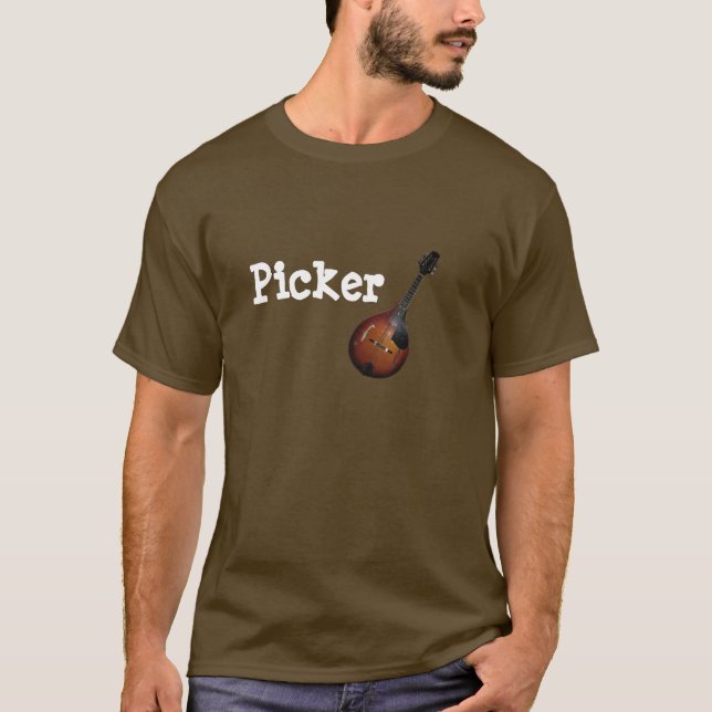 Mandolin Picker T-Shirt (Front)
