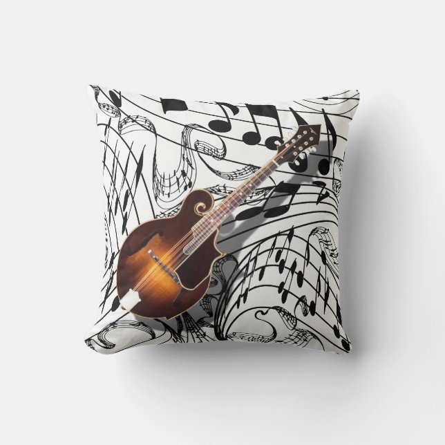 MANDOLIN-PILLOW CUSHION (Front)
