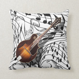 MANDOLIN-PILLOW CUSHION