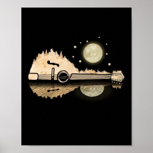 Mandolin Player Country Music Bluegrass Mandolin Poster (Front)