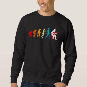 Mandolin Player Evolution Expert Musician Music Pl Sweatshirt