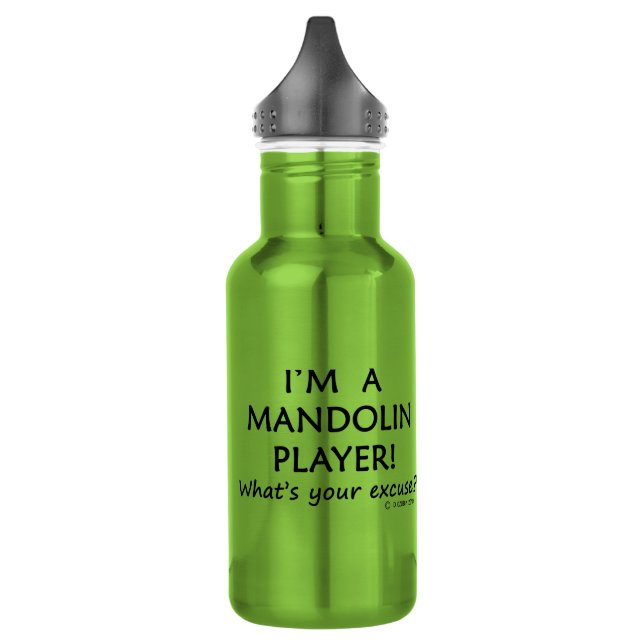 Mandolin Player Excuse 532 Ml Water Bottle (Left)