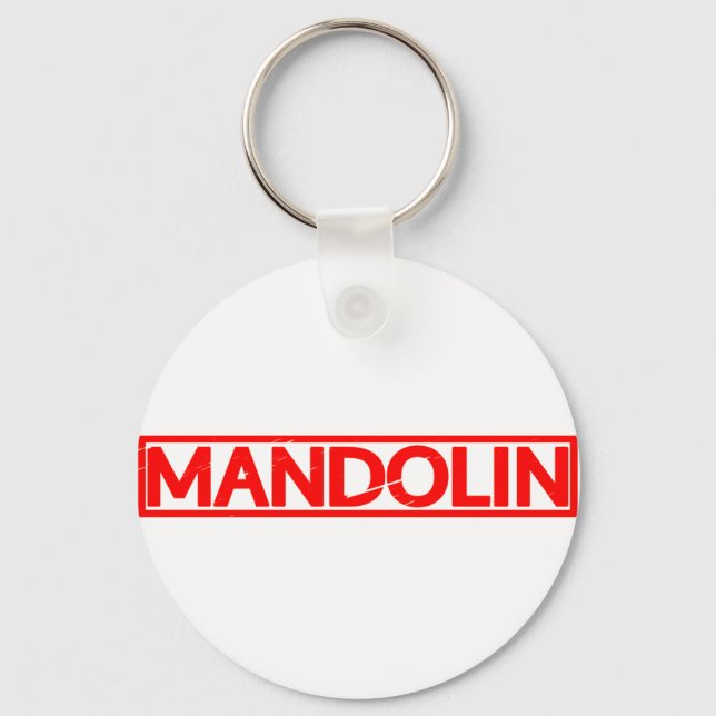 Mandolin Stamp Key Ring (Front)