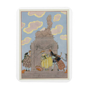 Mandoline, illustration for 'Fetes Galantes' by Pa Magnet