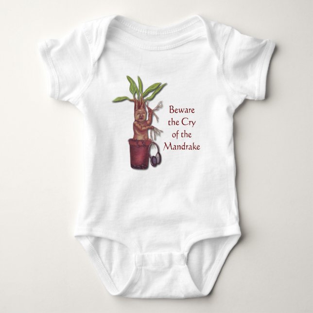 Mandrake Baby Bodysuit (Front)
