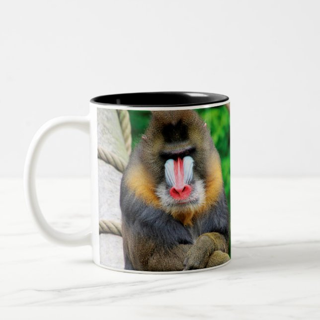 Mandrill 001 Two-Tone coffee mug (Left)