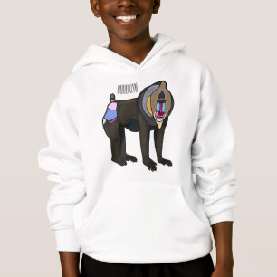 Mandrill cartoon illustration
