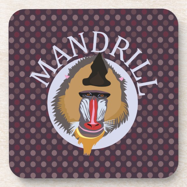 mandrill coaster (Front)