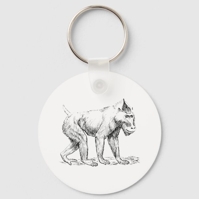 Mandrill Key Ring (Front)