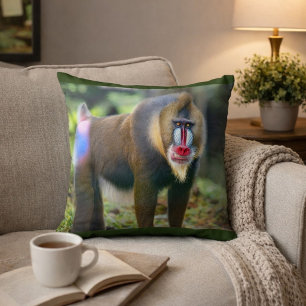 Mandrill Majesty Decorative Pillow