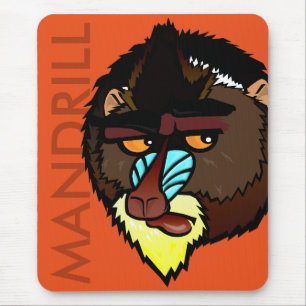 MANDRILL VERTICAL MOUSE PAD