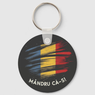 Mandru ca-s roman ribbon key ring
