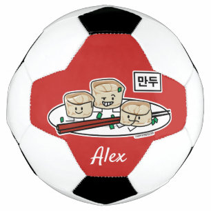 Mandu Korean dumpling dim sum breakfast hangul Soccer Ball