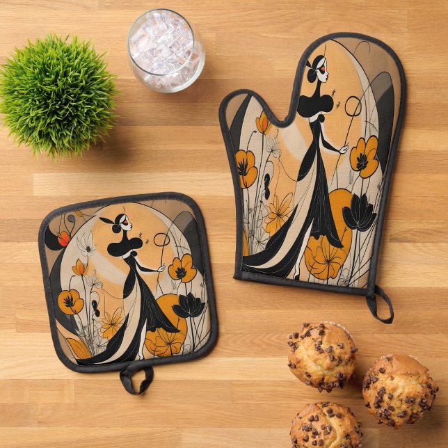 Mandulis Oven Mitt & Pot Holder Set (Mandulis Oven Mitt & Pot Holder Set
)