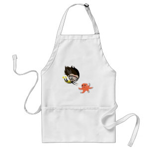 Mandy and Bubbles the Octopus Standard Apron