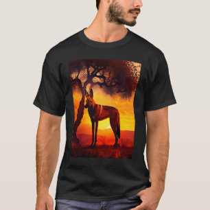 Maned Wolf South American Wild Dog Sunset T-Shirt