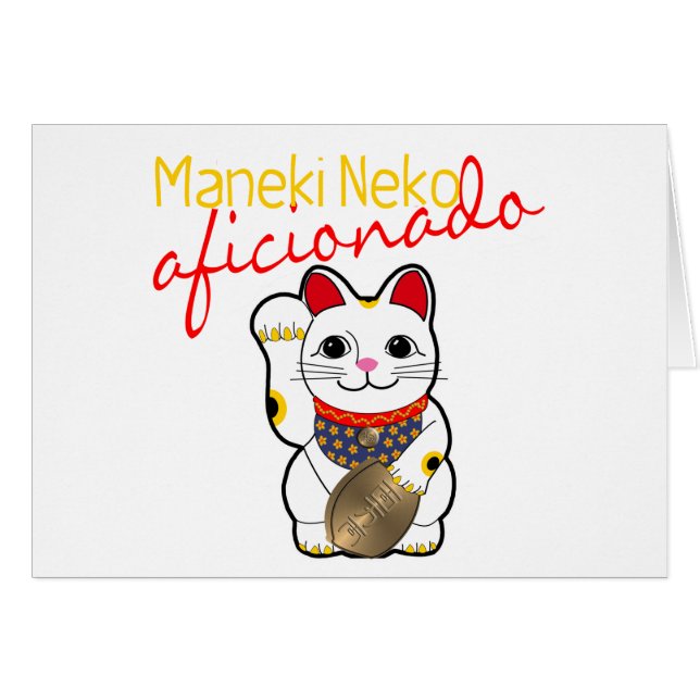 Maneki Neko Aficionado (Front Horizontal)