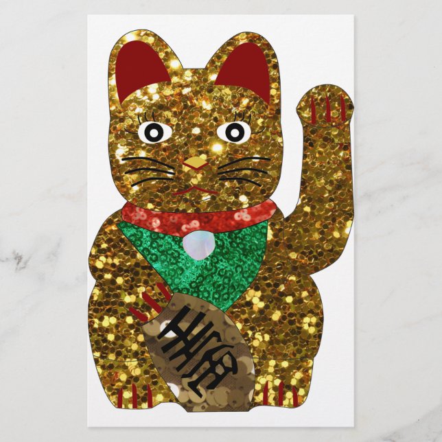 maneki neko cat stationery (Front)