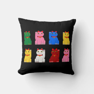 Maneki neko cushion