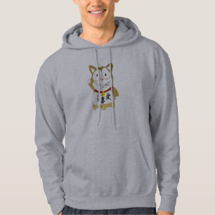 Maneki Neko - Japanese lucky cat Hoodie