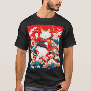 Maneki-Neko, Japanese Lucky Cat T-Shirt