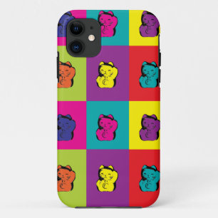 Maneki Neko Kitty Pop Art iPhone 11 Case