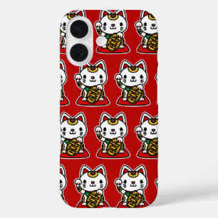 Maneki Neko (Lucky Cat) iPhone 16 Case