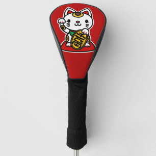 Maneki Neko (Lucky Cat) Golf Head Cover