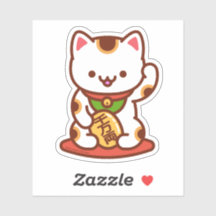 MANEKI-NEKO Lucky Cat Sticker
