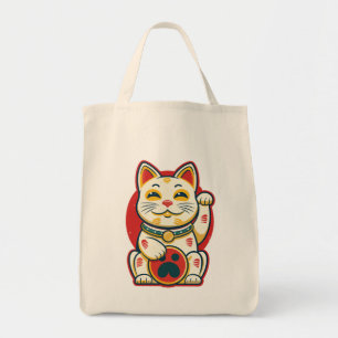 Maneki Neko - Lucky Cat Tote Bag