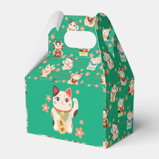 Maneki Neko Lucky Cats Favour Box