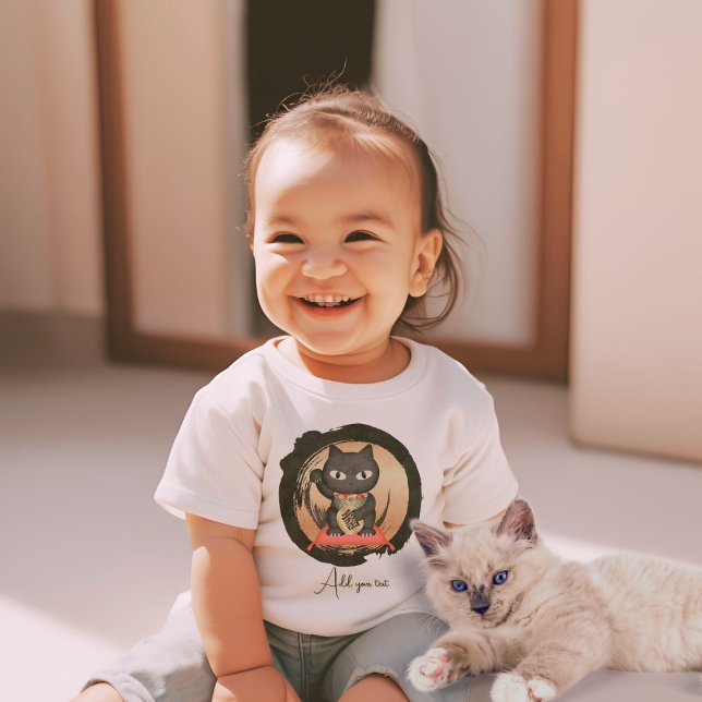 Maneki Neko Lucky Poilue Baby T-Shirt (Maneki Neko Lucky Poilue Baby T-Shirt)