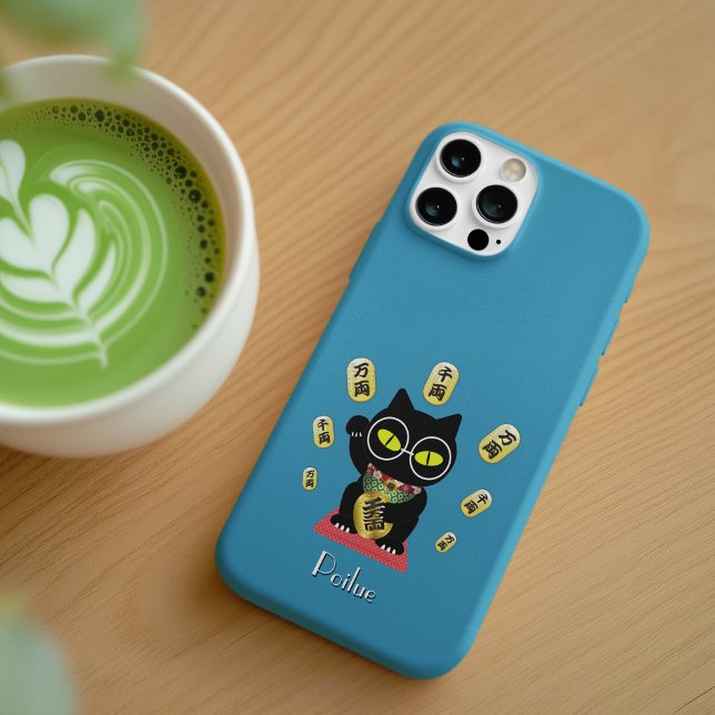 Maneki Neko Lucky Poilue Case-Mate iPhone Case (Maneki Neko Lucky Poilue Case-Mate iPhone Case)