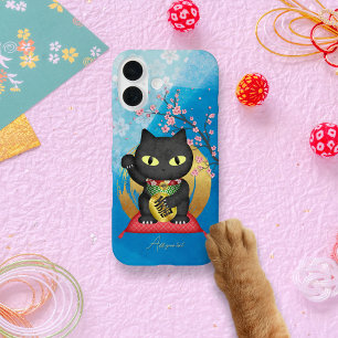 Maneki Neko Lucky Poilue iPhone 16 Case