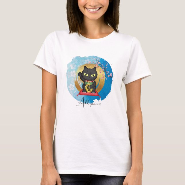 Maneki Neko Lucky Poilue Women's T-Shirt (Front)