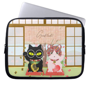 Maneki Neko Lucky Poiluna Laptop Sleeve