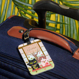Maneki Neko Lucky Poiluna Luggage Tag