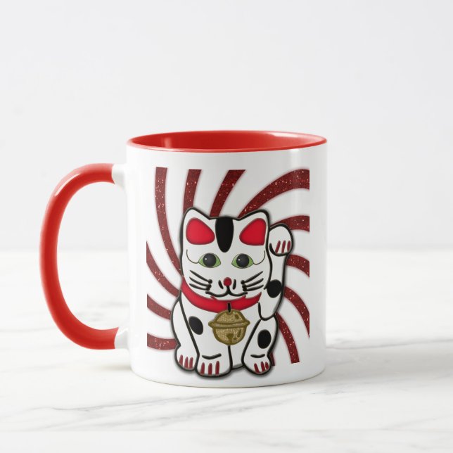 maneki neko mug (Left)